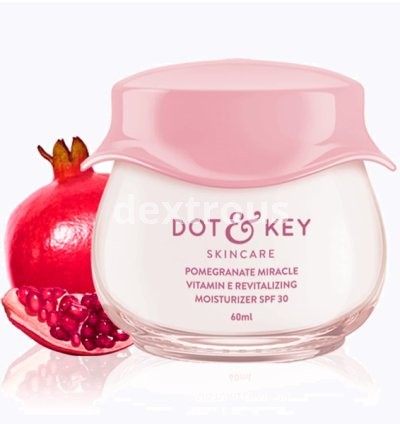 DOT & KEY Pomegranate + Multi-Peptide Anti Aging Cream With Spf 30 For Sun Protection|Reduces Fine Lines&Wrinkles|48Hr Intense Moisturization|Boosts Collagen|For Mature&Normal To Dry Skin|60Ml